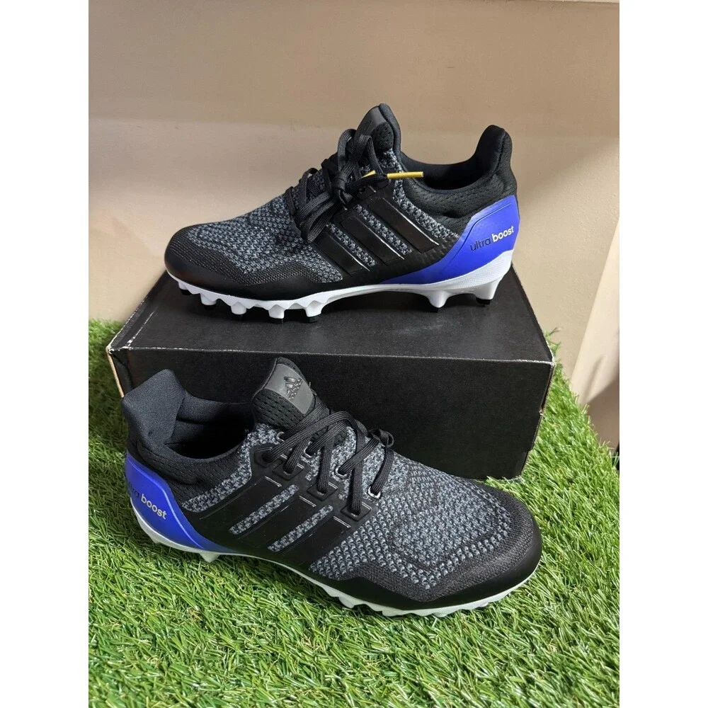 Men Size 9 adidas Ultraboost OG Football Cleats Ultra Boost Black Purple JP7410